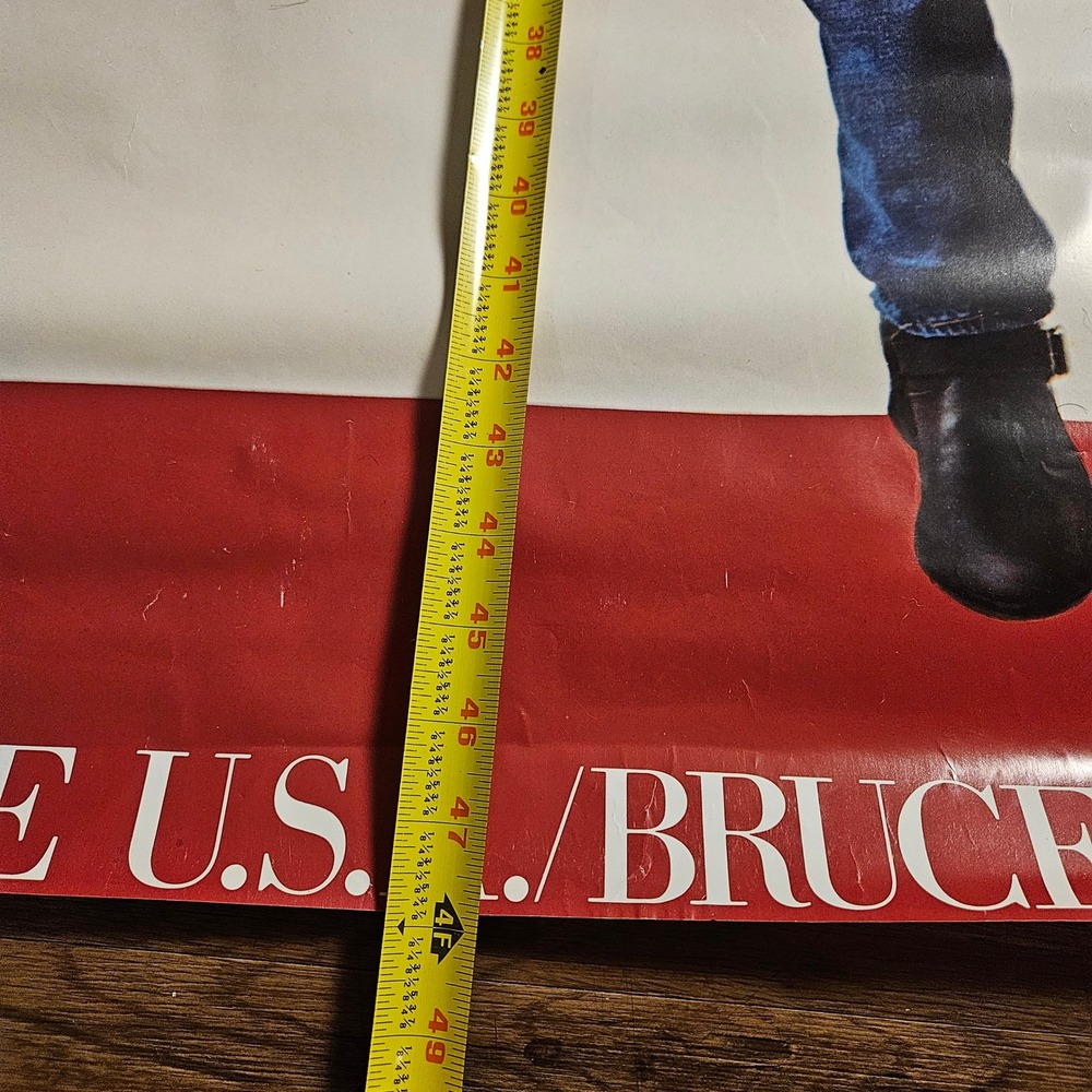 Bruce Springsteen‎ Born In The U.S.A. 34x48 Large Promo Poster Vintage 1984 Rock - Picture 8 of 10